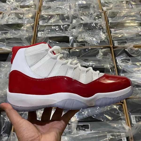authentic 11 cherry 11s basketball shoes designer sports sneakers outdoor trainers for mens white varsity red ct8012-116 with original box, Red;white
authentic 11 cherry 11s basketball shoes designer sports sneakers outdoor trainers for mens white varsity red ct8012-116 with original box, Red;white