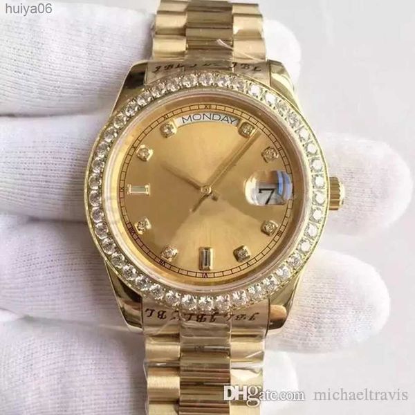 men's watch date-218348a series 18k gold dial diamond inlay automatic mechanical watch president strap original folding buckle sells hu, Slivery;brown
men's watch date-218348a series 18k gold dial diamond inlay automatic mechanical watch president strap original folding buckle sells hu, Slivery;brown