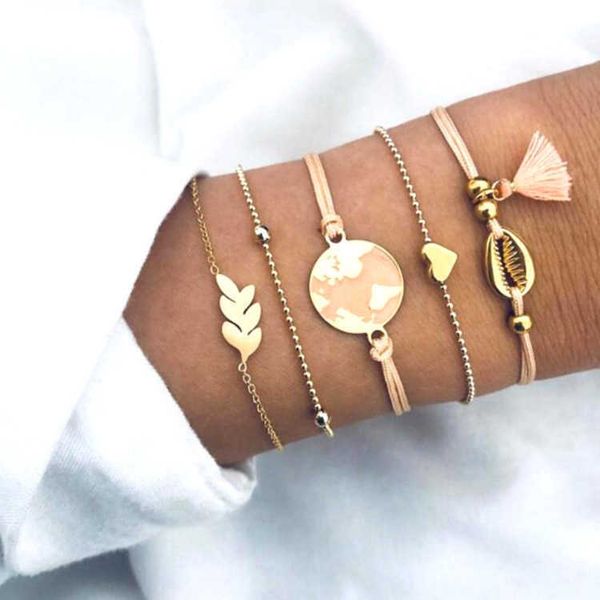 alloy tassel shell jewelry set oil drop map bracelet bracelet multi-piece bracelet, Black
alloy tassel shell jewelry set oil drop map bracelet bracelet multi-piece bracelet, Black