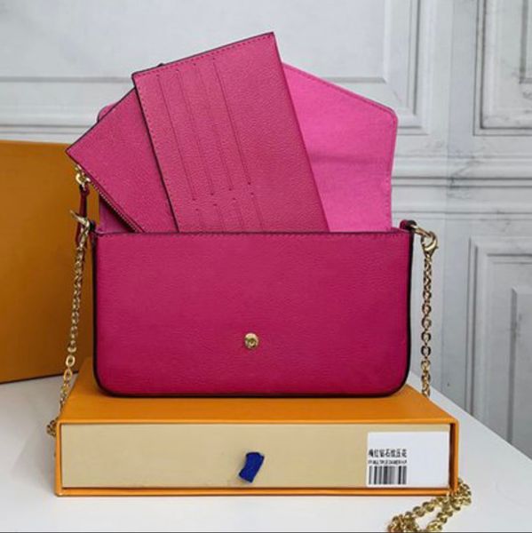 designer bags card holder small purse 3pcs set bags womans fashion ladies chain handbags luxury multi pochette p pursas wallet envelope mess
designer bags card holder small purse 3pcs set bags womans fashion ladies chain handbags luxury multi pochette p pursas wallet envelope mess