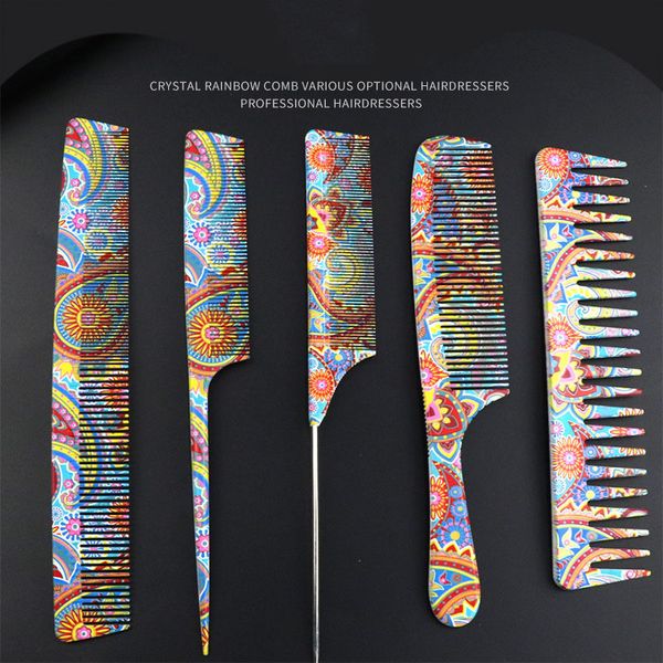 hair brushes water transfer professional combs barber dressing cutting brush anti static tangle salon care styling 221119, Silver
hair brushes water transfer professional combs barber dressing cutting brush anti static tangle salon care styling 221119, Silver