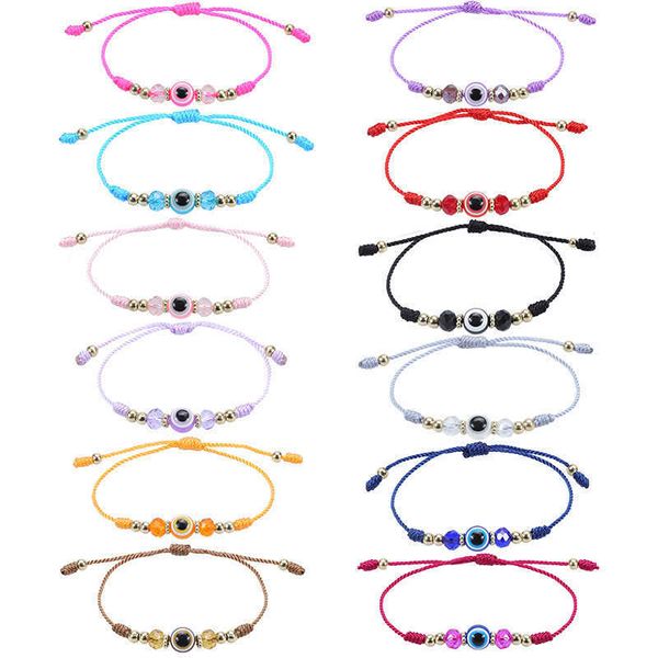 colorful eye bracelet handmade braided rope lucky protection evil bracelets friendship jewelry wholesale, Golden;silver
colorful eye bracelet handmade braided rope lucky protection evil bracelets friendship jewelry wholesale, Golden;silver