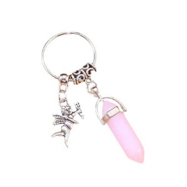 gros porte-cls hexagonale cristal pierre point pendentif ange charme porte-cls en vrac gros cadeaux de yoga pour les femmes, Silver
gros porte-cls hexagonale cristal pierre point pendentif ange charme porte-cls en vrac gros cadeaux de yoga pour les femmes, Silver