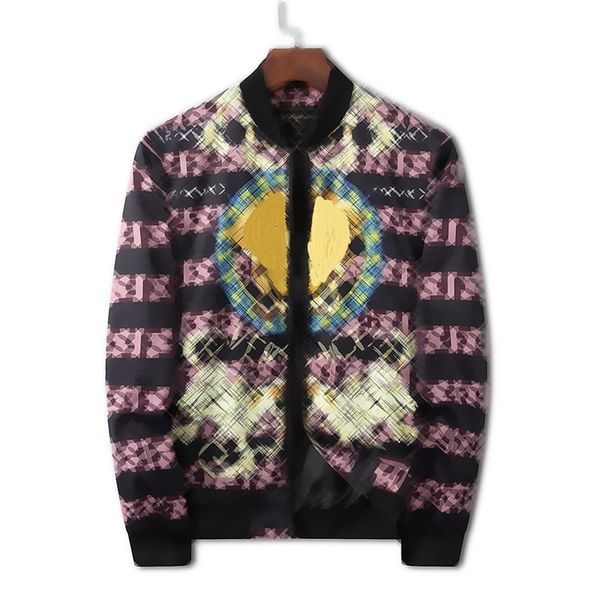 fashion designer men's jacket luxury pattern printing style rib collar coat windproof casual men windbreaker hooded zipper trench sweat, Black;brown
fashion designer men's jacket luxury pattern printing style rib collar coat windproof casual men windbreaker hooded zipper trench sweat, Black;brown