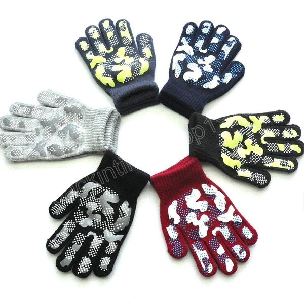 5-11 years child full fingers mittens camouflage pvc offset gloves outdoor sports cycling gloves children warm knitted gloves, White
5-11 years child full fingers mittens camouflage pvc offset gloves outdoor sports cycling gloves children warm knitted gloves, White