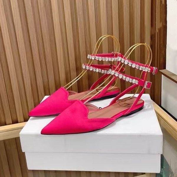 crystal begum amina muaddi embellished buckle stain spool flat sandals women's luxury designer dress shoes evening backless sandals siz, Black
crystal begum amina muaddi embellished buckle stain spool flat sandals women's luxury designer dress shoes evening backless sandals siz, Black