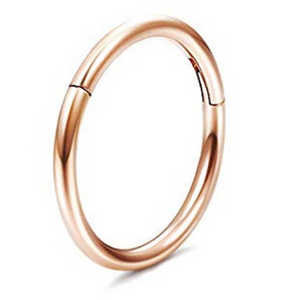 thin nose ring rose gold titanium stainless steel pierce jewelry for women men, Silver
thin nose ring rose gold titanium stainless steel pierce jewelry for women men, Silver