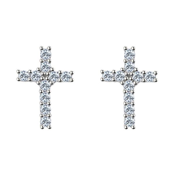 men women 925 sterling silver bling moissanite diamond mini cross studs earrings nice gift for friends, Golden;silver
men women 925 sterling silver bling moissanite diamond mini cross studs earrings nice gift for friends, Golden;silver