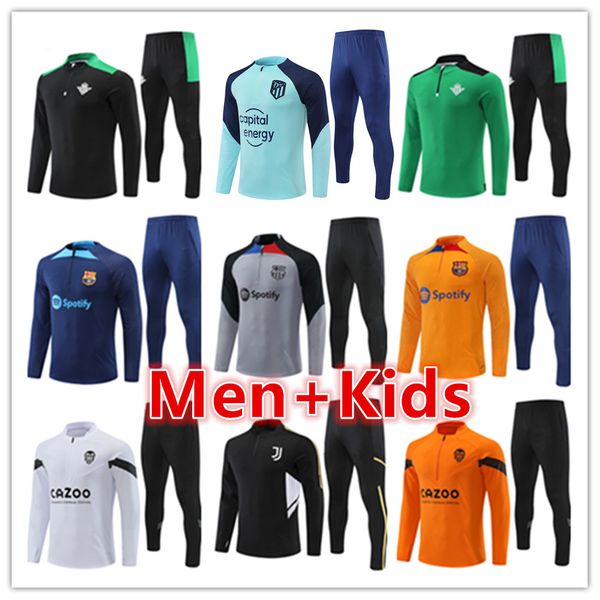 22 23 mens kids tracksuits football training suit jerseys set 2022 2023 fc barcelona men soccer tracksuit jacket jogging jersey kits survete, Black
22 23 mens kids tracksuits football training suit jerseys set 2022 2023 fc barcelona men soccer tracksuit jacket jogging jersey kits survete, Black