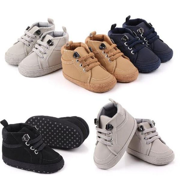 

toddler shoes classic newborn first walker infant soft soled anti-slip baby shoes for girl boys sport sneakers crib bebe shoe 2pairs lo226i