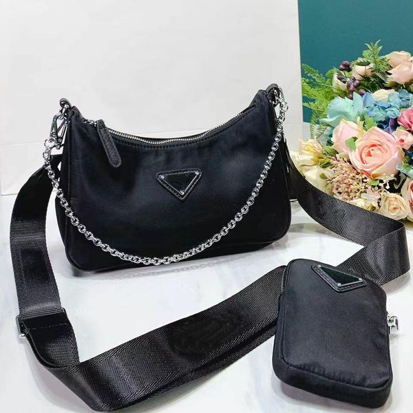 luxury shoulder bag designer nylon classic three-piece set ladies underarm messenger handbag fashion retro sta
luxury shoulder bag designer nylon classic three-piece set ladies underarm messenger handbag fashion retro sta