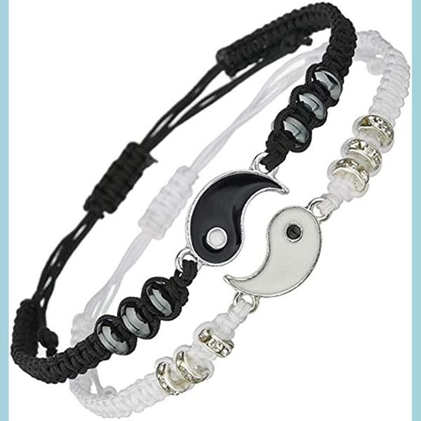 chain 12sets yinyang taiji bracelet adjustable link chain black white matching traditional chinese weaving handicrafts suitable for dh6qs
chain 12sets yinyang taiji bracelet adjustable link chain black white matching traditional chinese weaving handicrafts suitable for dh6qs