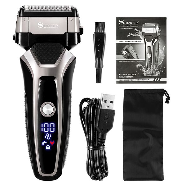 electric s usb rechargeable electric stainless steel shaving machine men 3d triple floating blade razor barber trimmer 221119
electric s usb rechargeable electric stainless steel shaving machine men 3d triple floating blade razor barber trimmer 221119