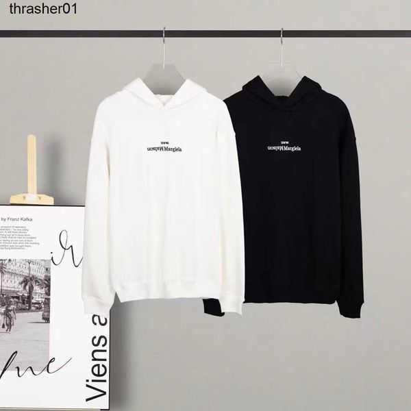 men's hoodies sweatshirts designer mm reverse letter embroidery crew neck simple pullover fashion hoodie, Black
men's hoodies sweatshirts designer mm reverse letter embroidery crew neck simple pullover fashion hoodie, Black