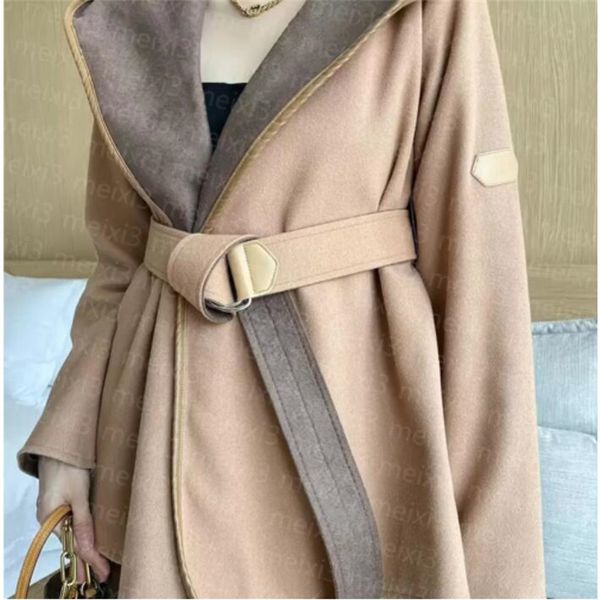 women's hooded trench spring autumn coats jacket women mid-long ladies windbreakers coat thin outerwear ms casual hoodeds, Black