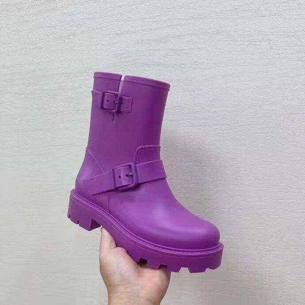 women's outdoor rain boots fashion multi color film anti-skid thick soled boots luxury catwalk street martin shoes size 35-40, Black
women's outdoor rain boots fashion multi color film anti-skid thick soled boots luxury catwalk street martin shoes size 35-40, Black