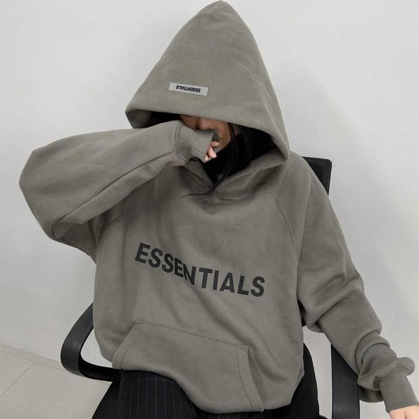 men's hoodies essentials designer sweatshirts women's pullover fear god double high fashion brand hoodie original quality loose ca, Black
men's hoodies essentials designer sweatshirts women's pullover fear god double high fashion brand hoodie original quality loose ca, Black