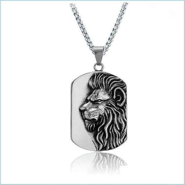 pendant necklaces stainless steel embossment lion pendant necklace retroceltic necklaces for men fashion jewelry drop delivery pendan dhnmb, Silver
pendant necklaces stainless steel embossment lion pendant necklace retroceltic necklaces for men fashion jewelry drop delivery pendan dhnmb, Silver
