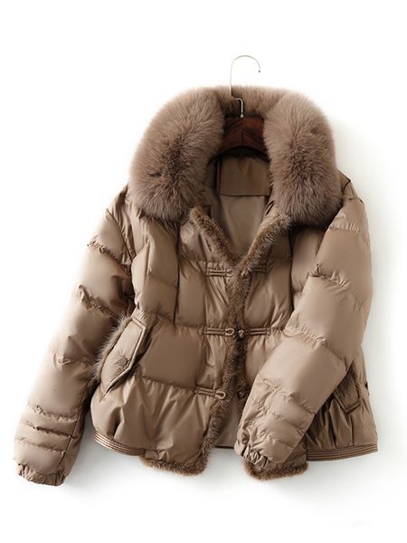 women's down parkas fitaylor winter women real fur collar 90 white duck jacket ladies warm puffer coat female vintage button thick 2211, Black
women's down parkas fitaylor winter women real fur collar 90 white duck jacket ladies warm puffer coat female vintage button thick 2211, Black
