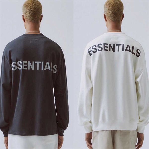 mens hoodies essentialss fashion woman's sweatshirt multi thread reflective back letter long sleeve round neck t-shirt bottoming shirt, Black
mens hoodies essentialss fashion woman's sweatshirt multi thread reflective back letter long sleeve round neck t-shirt bottoming shirt, Black