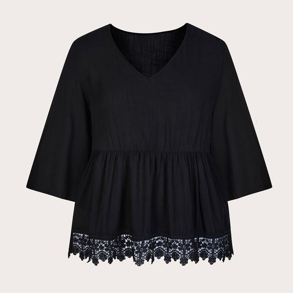 women's plus size tshirt plus size peplum black blouse women autumn large size half sleeve v neck clothing casual cotton solid loose t
women's plus size tshirt plus size peplum black blouse women autumn large size half sleeve v neck clothing casual cotton solid loose t