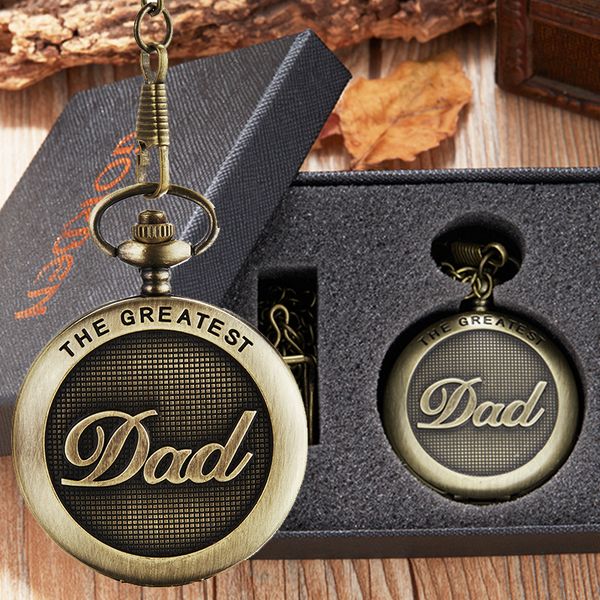 pocket watches fathers day gifts " to my greast dad watch idea for daddy father antique quartz fob chain clock with gift box set 221121, Slivery;golden
pocket watches fathers day gifts " to my greast dad watch idea for daddy father antique quartz fob chain clock with gift box set 221121, Slivery;golden