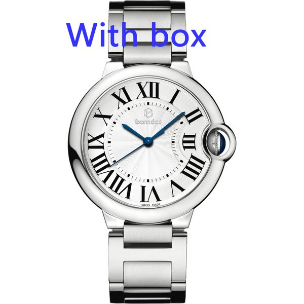 stylish women's watches men's classic models stainless steel manufacturing couples size depth waterproof sold with boxes, Slivery;brown
stylish women's watches men's classic models stainless steel manufacturing couples size depth waterproof sold with boxes, Slivery;brown