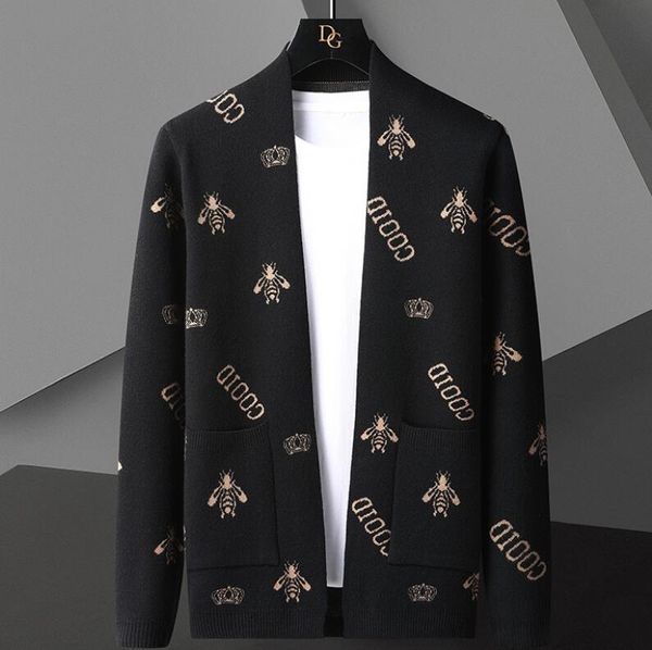 men's sweaters 2022 men knitting fashion long sleeved cardigan in autumn slim bottomed knitting coat mens top, White;black
men's sweaters 2022 men knitting fashion long sleeved cardigan in autumn slim bottomed knitting coat mens top, White;black