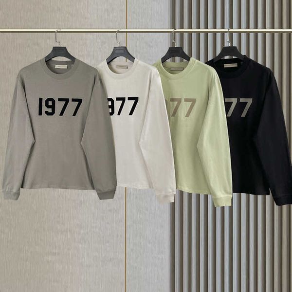 loose designer men hoody essentials hoodies pullover sweatshirts double line flocking 1977 high loose casual long sleeve bottomed t-shirt, Black
loose designer men hoody essentials hoodies pullover sweatshirts double line flocking 1977 high loose casual long sleeve bottomed t-shirt, Black