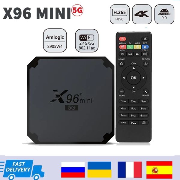 x96 mini boxs 5g smart android 9.0 tv box amlogic s905w/s905w4 set box 2.4g 5gwifi 2g16g hd 4k media player 1g8gb x96mini tvbox
x96 mini boxs 5g smart android 9.0 tv box amlogic s905w/s905w4 set box 2.4g 5gwifi 2g16g hd 4k media player 1g8gb x96mini tvbox