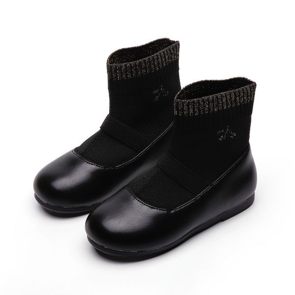 boots girls fashion sock kids leather shoes spring autumn casual princess soft brand warm patchwork ankle flats 221121, Black;grey
boots girls fashion sock kids leather shoes spring autumn casual princess soft brand warm patchwork ankle flats 221121, Black;grey