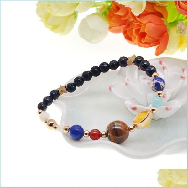 beaded universe galaxy the eight planets in solar system guardian star natural stone beads bracelet bangle for women men gift drop d dhlr7, Black
beaded universe galaxy the eight planets in solar system guardian star natural stone beads bracelet bangle for women men gift drop d dhlr7, Black