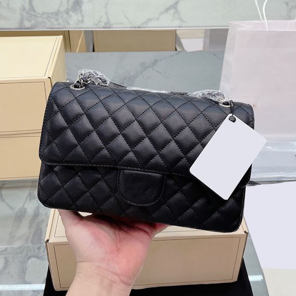 22p womens designer classic doubke flap bags caviar leather gold/silver metal hardware matelasse quilted purse multi pochette designer handb
22p womens designer classic doubke flap bags caviar leather gold/silver metal hardware matelasse quilted purse multi pochette designer handb