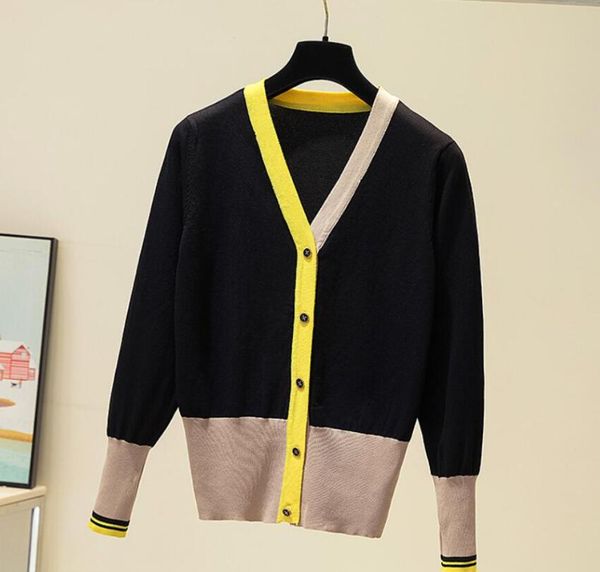 new woman sweaters luxury letter v neck embroidery honey sweater knitwear, White;black
new woman sweaters luxury letter v neck embroidery honey sweater knitwear, White;black