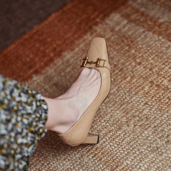 dress shoes square head metal buckle high heels cow leather thick heel single shoes women's 2022 new fashion commuting four seasons sho, Black
dress shoes square head metal buckle high heels cow leather thick heel single shoes women's 2022 new fashion commuting four seasons sho, Black