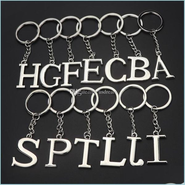 key rings 26 az english initial key ring metal letter keychain holder handbag hangs fashion jewelry gift drop delivery dhk3q, Slivery;golden
key rings 26 az english initial key ring metal letter keychain holder handbag hangs fashion jewelry gift drop delivery dhk3q, Slivery;golden