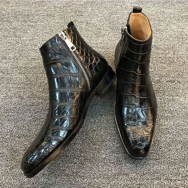 boots men's zip black brown low-heeled business handmade cowboy botas de trabajo hombre shoes for men with 221119
boots men's zip black brown low-heeled business handmade cowboy botas de trabajo hombre shoes for men with 221119