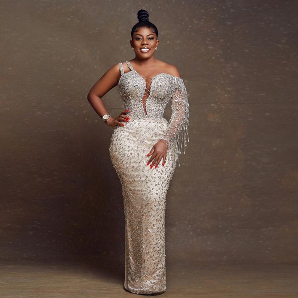 plus size mermaid prom dresses aso ebi one shoulder sequins party dresses beaded tassels custom made evening dress, Black;red
plus size mermaid prom dresses aso ebi one shoulder sequins party dresses beaded tassels custom made evening dress, Black;red