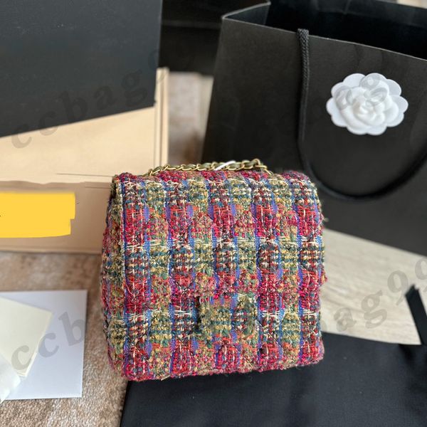 vintage colorful woolen quilted woven crossbody bags french tweed designer mini wallets classic gold tone hardware chain multi pocket women
vintage colorful woolen quilted woven crossbody bags french tweed designer mini wallets classic gold tone hardware chain multi pocket women