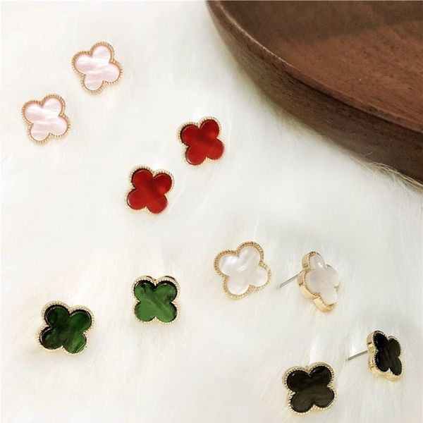designer stud earrings for women four-leaf clover fashion luxury wedding cleef earrings jewelry with no box, Golden;silver
designer stud earrings for women four-leaf clover fashion luxury wedding cleef earrings jewelry with no box, Golden;silver
