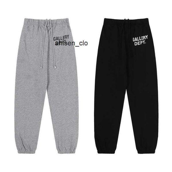 fashion galleryes casual pants dept american basic small print terry men's and women's street, Black
fashion galleryes casual pants dept american basic small print terry men's and women's street, Black