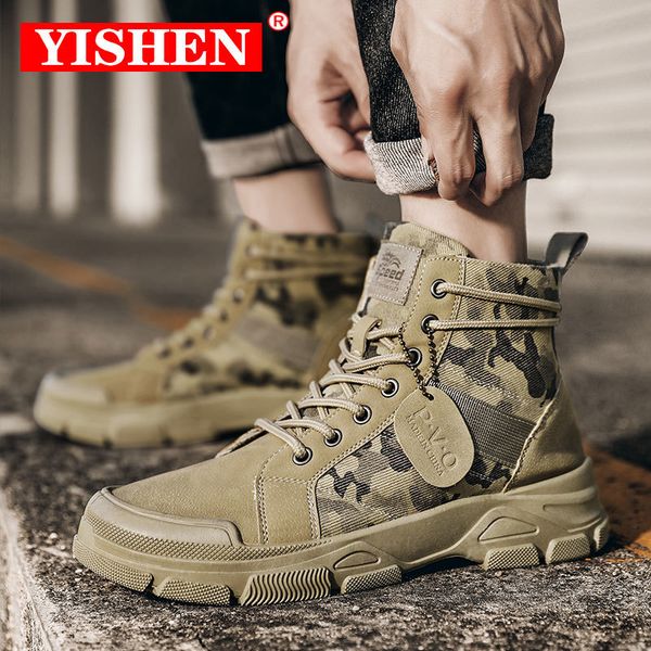 boots yishen military for men camouflage desert high-sneakers non-slip work shoes buty robocze meskie autumn 221121, Black
boots yishen military for men camouflage desert high-sneakers non-slip work shoes buty robocze meskie autumn 221121, Black