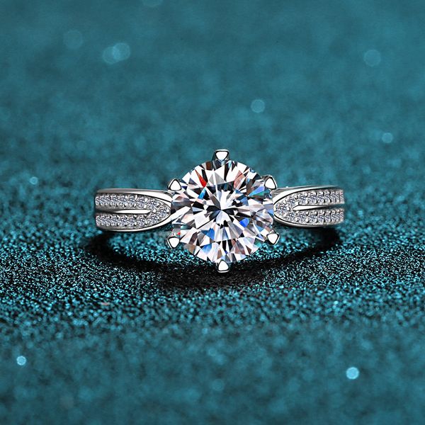 solitaire ring 925 sterling silver for women 2 diamond bands 6 claws starlight queen fine jewelry 221119, Golden;silver
solitaire ring 925 sterling silver for women 2 diamond bands 6 claws starlight queen fine jewelry 221119, Golden;silver