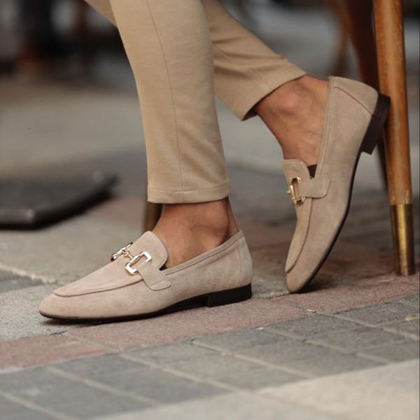 dress shoes men's beige suede casual loafers black breathable slip-on flock men zapatos de hombre men shoes 221119
dress shoes men's beige suede casual loafers black breathable slip-on flock men zapatos de hombre men shoes 221119
