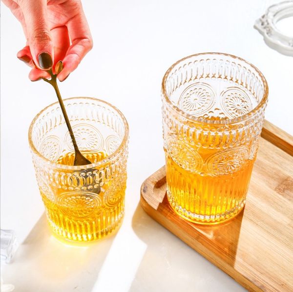 vintage relief tumblers transparent gilt sunflower wine glasses 380ml 300ml coffe mugs drinking water cups suit for wedding and party a0026
vintage relief tumblers transparent gilt sunflower wine glasses 380ml 300ml coffe mugs drinking water cups suit for wedding and party a0026
