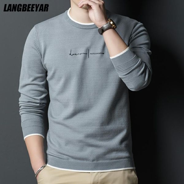 men's sweaters fashion brand designer knit pullover sweater crew letter printed slim fit autum winter navy casual jumper clothes 221121, White;black 
men's sweaters fashion brand designer knit pullover sweater crew letter printed slim fit autum winter navy casual jumper clothes 221121, White;black