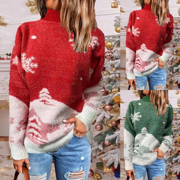 women's sweaters autumn and winter christmas fashion women's casual thickened warm knitted sweater long sleeve pullover, White;black
women's sweaters autumn and winter christmas fashion women's casual thickened warm knitted sweater long sleeve pullover, White;black