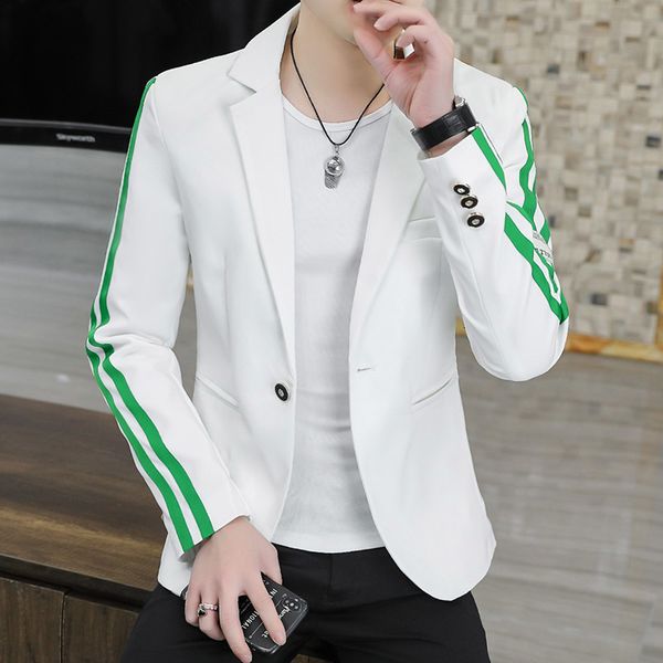 men's suits blazers british style men casual autumn spring fashion slim suit jacket man dress masculino homme coat 221121, White;black
men's suits blazers british style men casual autumn spring fashion slim suit jacket man dress masculino homme coat 221121, White;black