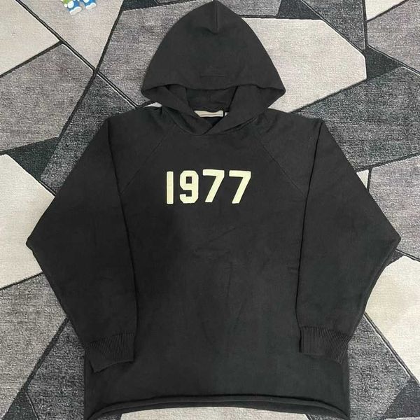 men's hoodies essentials designer sweatshirts women's pullover 1977 knits sweaters hooded couples high fashion original quality lo, Black
men's hoodies essentials designer sweatshirts women's pullover 1977 knits sweaters hooded couples high fashion original quality lo, Black