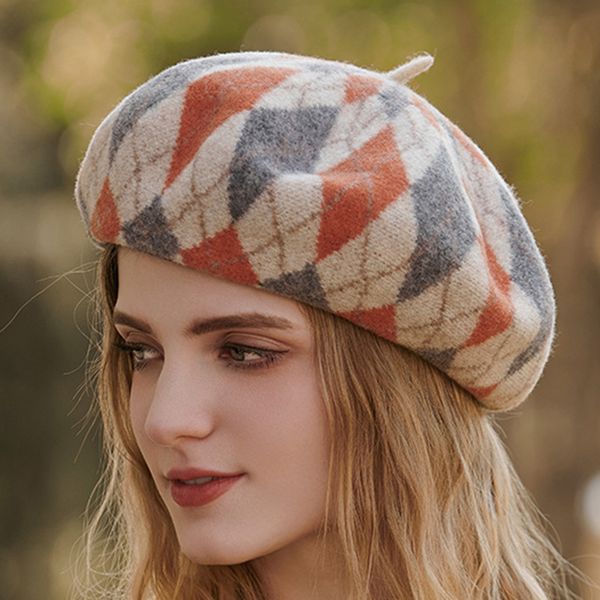 2022 new style colliding color wool beret fashionable casual autumn and winter warmth thicken plaid artist hat, Blue;gray
2022 new style colliding color wool beret fashionable casual autumn and winter warmth thicken plaid artist hat, Blue;gray